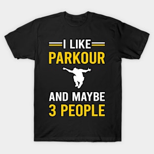 3 People Parkour T-Shirt